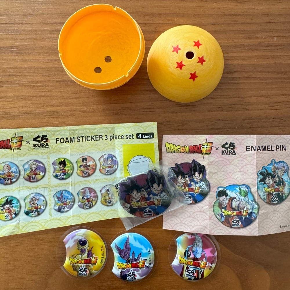 Dragon Ball Z gashapon/gachapon Kura sushi NEW